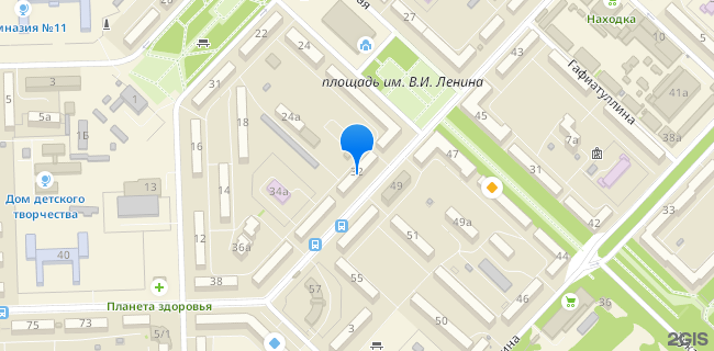 Расположение дома: Лениногорск, ул. Ленинградская, д. 32