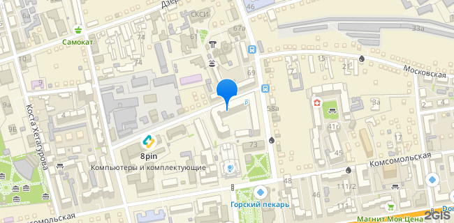Расположение дома: Ставрополь, ул. Спартака, д. 2