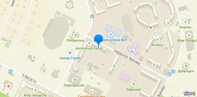 Расположение дома: Строитель, ул. Победы, д. 5