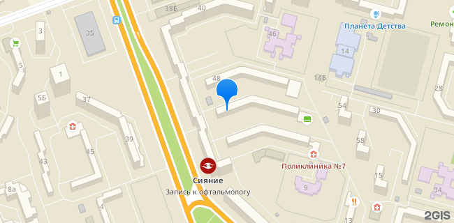Расположение дома: Череповец, пр-кт. Октябрьский, д. 50
