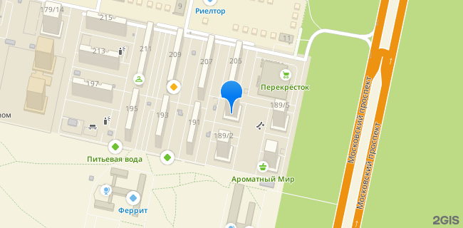 Расположение дома: Воронеж, пр-кт. Московский, д. 189/3