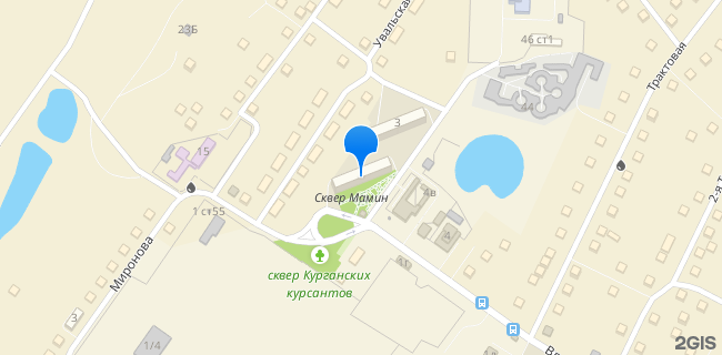 Расположение дома: Курган, тер. Увал поселок, ул. Интернатовская, д. 1