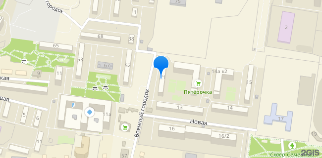Расположение дома: гп Янино-1, ул. Военный городок, д. 71