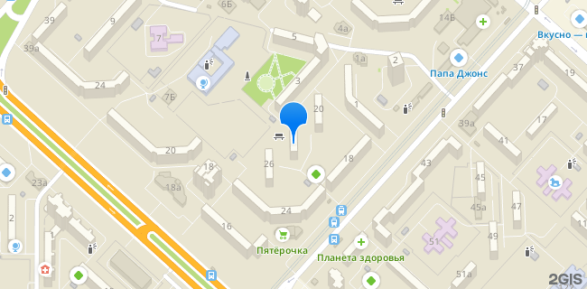 Расположение дома: Липецк, ул. им. Генерала Меркулова, д. 22