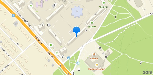 Расположение дома: Красногорск, ул. Ленина, д. 5А