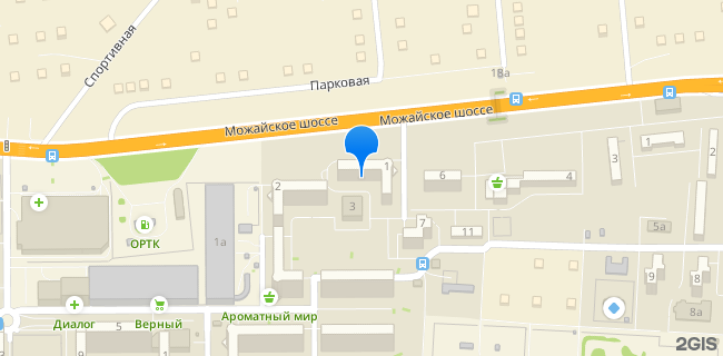 Расположение дома: п ВНИИССОК, ул. Березовая, д. 1