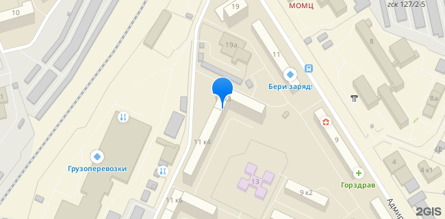 Расположение дома: Мурманск, ул. Адмирала флота Лобова, д. 11, корп. 3
