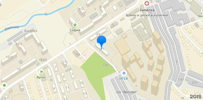 Расположение дома: Новосибирск, ул. Есенина, д. 9/1