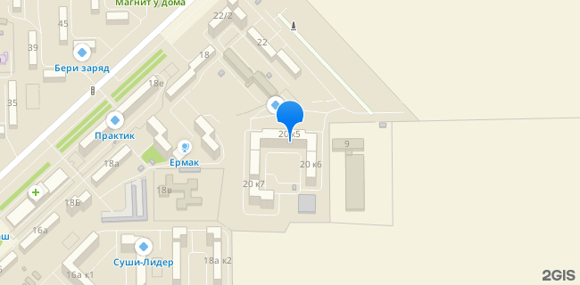 Расположение дома: Омск, пр-кт. Космический, д. 20, корп. 5