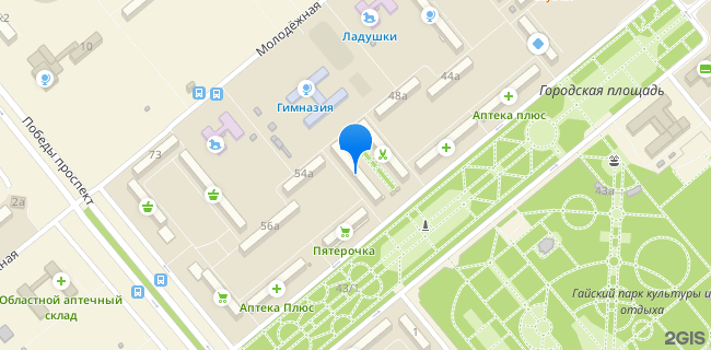 Расположение дома: Гай, ул. Ленина, д. 52