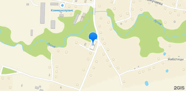Расположение дома: рп Кунья, ул. Дзержинского, д. 74