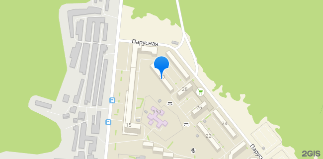 Расположение дома: п Прибрежный, ул. Парусная, д. 30