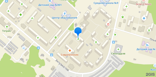 Расположение дома: Ярцево, ул. Энтузиастов, д. 35
