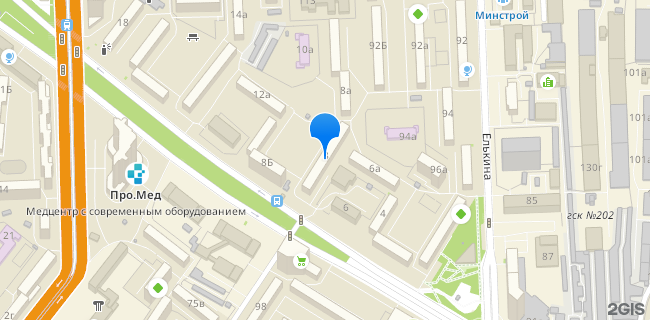 Расположение дома: Челябинск, ул. Курчатова, д. 8