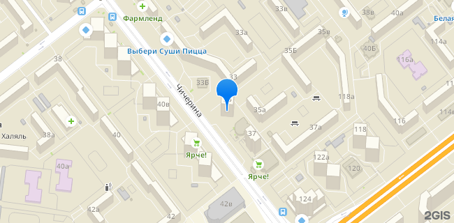 Расположение дома: Челябинск, ул. Чичерина, д. 35
