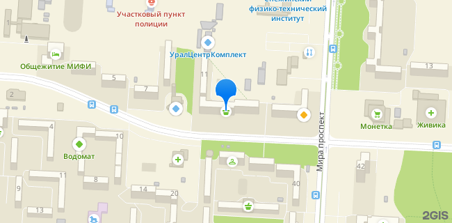 Расположение дома: Снежинск, ул. Академика Забабахина, д. 13