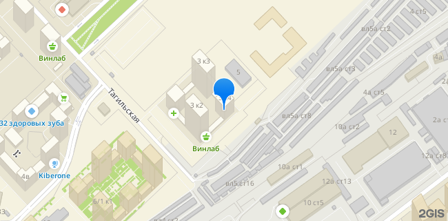 Расположение дома: Москва, ул. Тагильская, д. 3, корп. 4