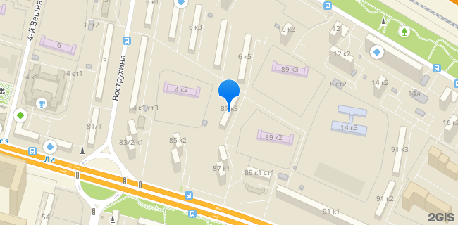 Расположение дома: Москва, пр-кт. Рязанский, д. 87, корп. 3