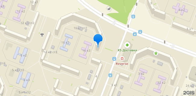 Расположение дома: Москва, пр-кт. Новоясеневский, д. 16, корп. 1