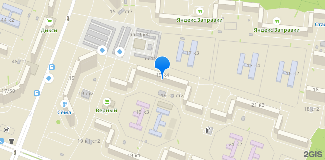 Расположение дома: Москва, пр-кт. Новоясеневский, д. 19, корп. 4