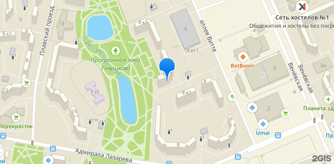 Расположение дома: Москва, аллея Витте, д. 6, корп. 1