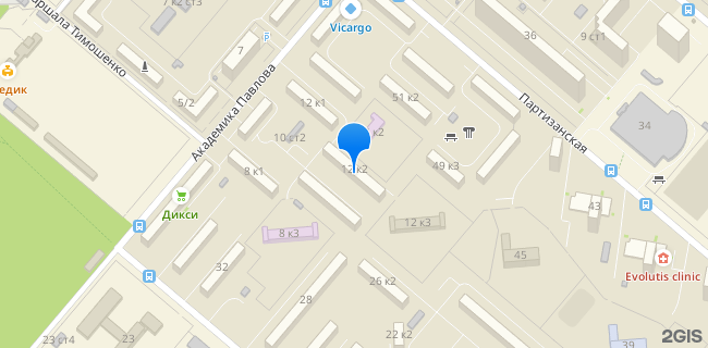 Расположение дома: Москва, ул. Академика Павлова, д. 12, корп. 2