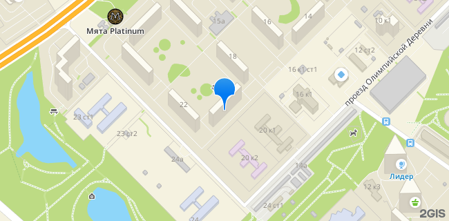 Расположение дома: Москва, ул. Мичуринский проспект.Олимпийская деревня, д. 20