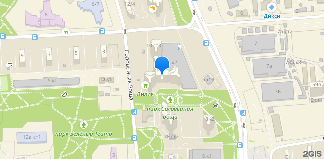 Расположение дома: Москва, ул. Соловьиная Роща, д. 10