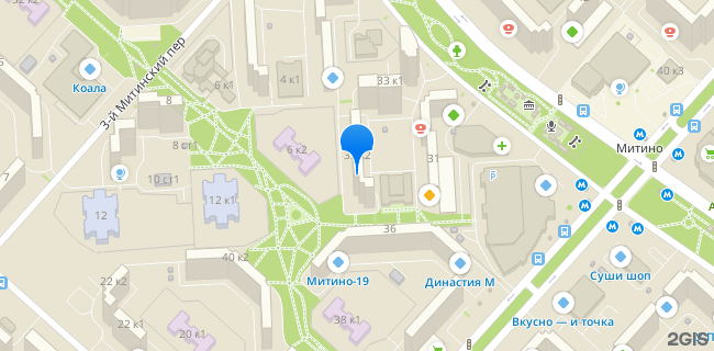 Расположение дома: Москва, ул. Митинская, д. 33, корп. 2