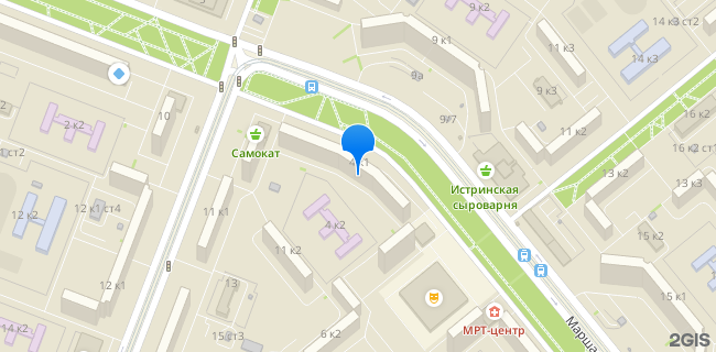 Расположение дома: Москва, ул. Маршала Катукова, д. 4, корп. 1