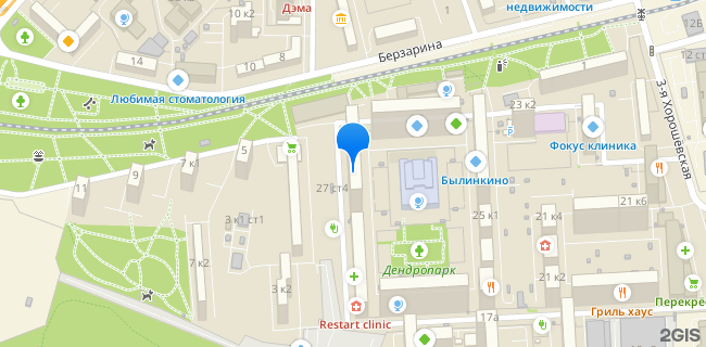 Расположение дома: Москва, ул. 3-я Хорошёвская, д. 27, корп. 3