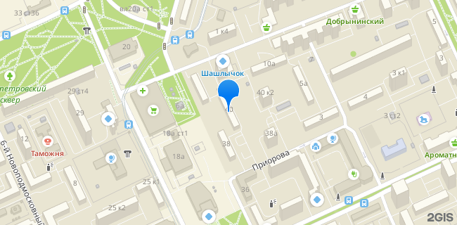 Расположение дома: Москва, ул. Приорова, д. 40