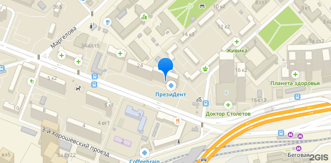 Расположение дома: Москва, ш. Хорошёвское, д. 22