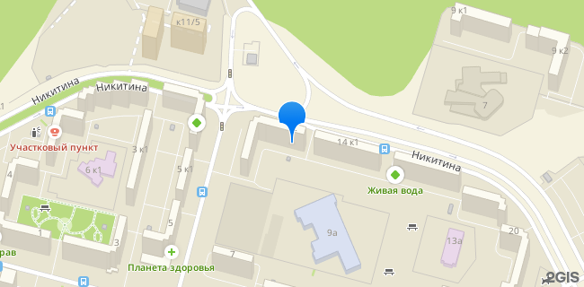 Расположение дома: Московский, ул. Никитина, д. 12
