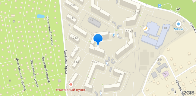 Расположение дома: п Московский, ул. Татьянин Парк, д. 14, корп. 2