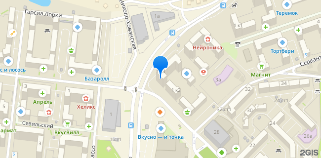 Расположение дома: п Сосенское, ул. Сервантеса, д. 1, корп. 3