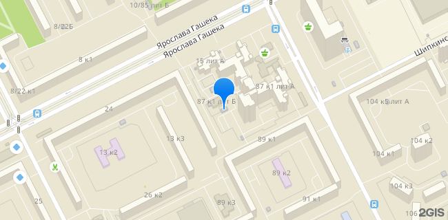 Расположение дома: Санкт-Петербург, ул. Будапештская, д. 87, корп. 2, литера А