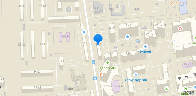 Расположение дома: Санкт-Петербург, ул. Пулковская, д. 6, корп. 1, литера А