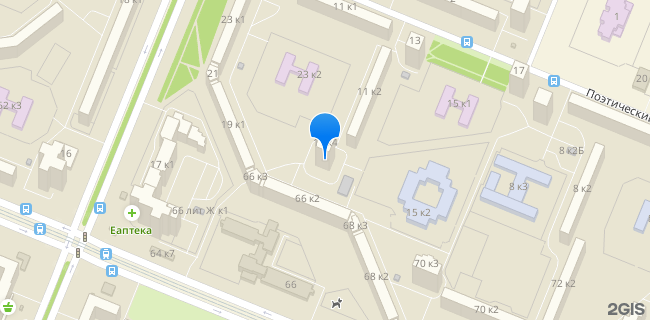 Расположение дома: Санкт-Петербург, б-р. Поэтический, д. 11, корп. 4, литера А