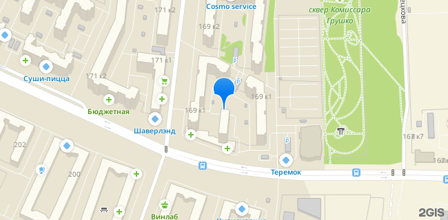 Расположение дома: Санкт-Петербург, пр-кт. Ветеранов, д. 169, корп. 1, стр. 1