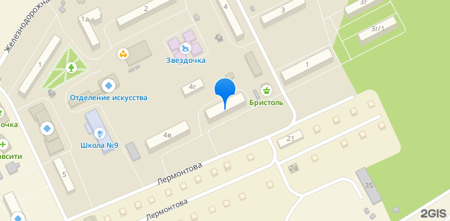 Расположение дома: Губкинский, ул. Железнодорожная, д. 4А