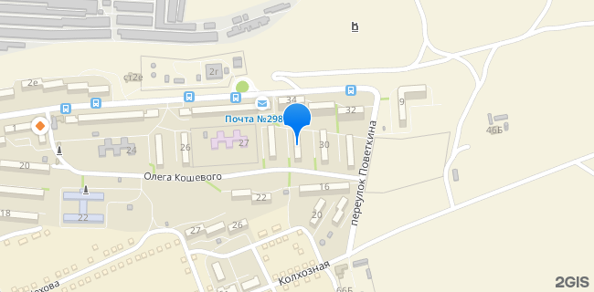 Расположение дома: Керчь, ул. Олега Кошевого, д. 29